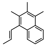 Naphthalene,1,2,3-trimethyl-4-(1E)-1-propen-1-yl-