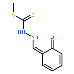 methyl 2-[(Z)-(6-oxocyclohexa-2,4-dien-1-ylidene)methyl]hydrazinecarbodithioate