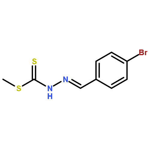 HYDRAZINECARBODITHIOIC ACID, [(4-BROMOPHENYL)METHYLENE]-, METHYL ESTER