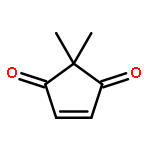 4-Cyclopentene-1,3-dione, 2,2-dimethyl-