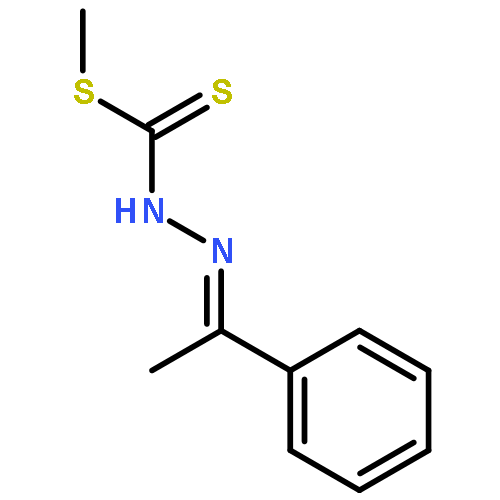 Hydrazinecarbodithioicacid, 2-(1-phenylethylidene)-, methyl ester