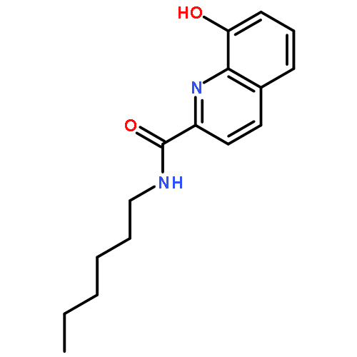 2-Quinolinecarboxamide, N-hexyl-8-hydroxy-