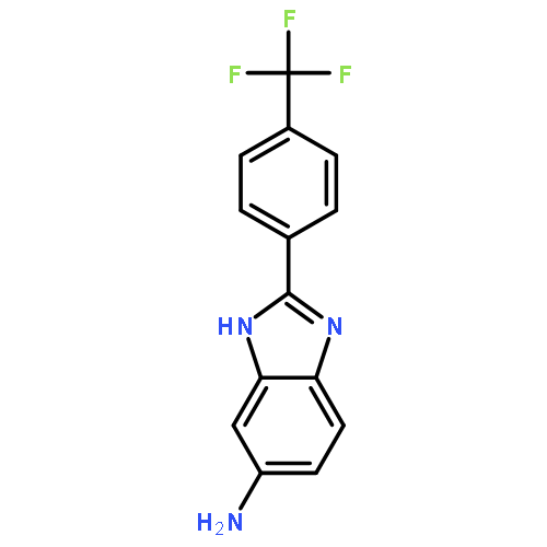 1H-Benzimidazol-5-amine, 2-[4-(trifluoromethyl)phenyl]-