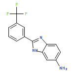 1H-Benzimidazol-5-amine, 2-[3-(trifluoromethyl)phenyl]-