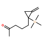 2-Pentanone, 5-[2-methylene-1-(trimethylsilyl)cyclopropyl]-