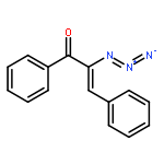 2-Propen-1-one, 2-azido-1,3-diphenyl-, (Z)-