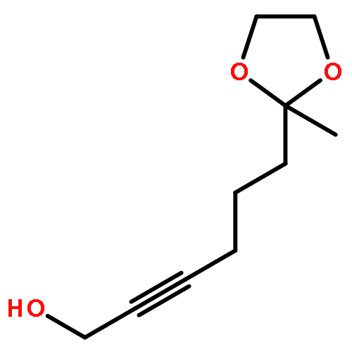 2-HEXYN-1-OL, 6-(2-METHYL-1,3-DIOXOLAN-2-YL)-