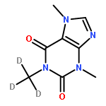 1H-Purine-2,6-dione,3,7-dihydro-3,7-dimethyl-1-(methyl-d3)-