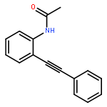 Acetamide, N-[2-(phenylethynyl)phenyl]-