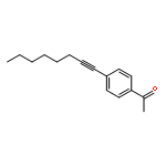 Ethanone, 1-[4-(1-octynyl)phenyl]-