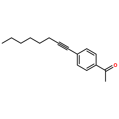 Ethanone, 1-[4-(1-octynyl)phenyl]-