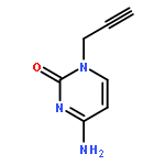 2(1H)-PYRIMIDINONE, 4-AMINO-1-(2-PROPYNYL)- (9CI)