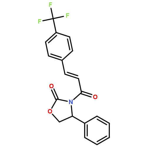 2-Oxazolidinone,3-[(2E)-1-oxo-3-[4-(trifluoromethyl)phenyl]-2-propenyl]-4-phenyl-, (4S)-