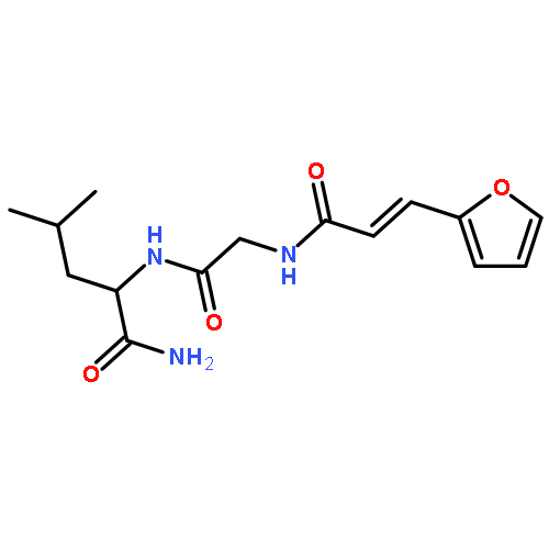 2-[[2-[3-(furan-2-yl)prop-2-enoylamino]acetyl]amino]-4-methylpentanamide