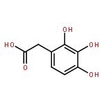 Benzeneacetic acid, trihydroxy-