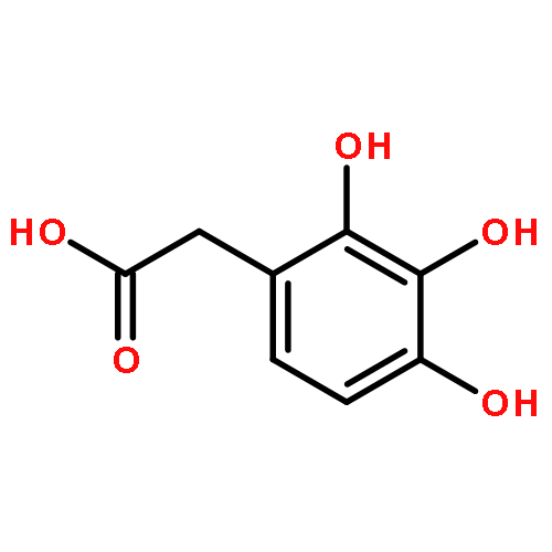 Benzeneacetic acid, trihydroxy-