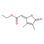 Acetic acid, (3,4-dimethyl-5-oxo-2(5H)-furanylidene)-, ethyl ester, (2Z)-