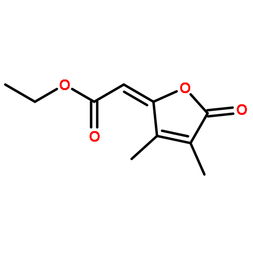 Acetic acid, (3,4-dimethyl-5-oxo-2(5H)-furanylidene)-, ethyl ester, (2Z)-