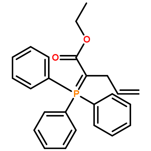 4-Pentenoic acid, 2-(triphenylphosphoranylidene)-, ethyl ester