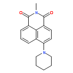 1H-Benz[de]isoquinoline-1,3(2H)-dione, 2-methyl-6-(1-piperidinyl)-