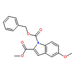 1H-Indole-1,2-dicarboxylic acid, 5-methoxy-, 2-methyl 1-(phenylmethyl)ester