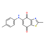 4,7-Benzothiazoledione, 2-methyl-5-[(4-methylphenyl)amino]-