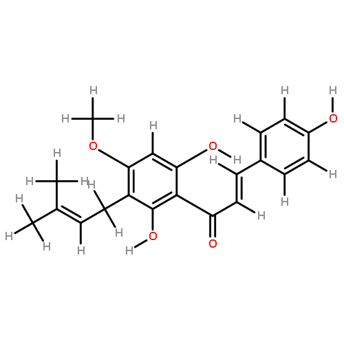 3'-prenyl-4'-O-methylchalconaringenin