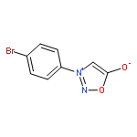 1,2,3-Oxadiazolium,3-(4-bromophenyl)-5-hydroxy-, inner salt