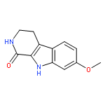 1H-Pyrido[3,4-b]indol-1-one,2,3,4,9-tetrahydro-7-methoxy-