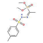 dimethyl (1-{2-[(4-methylphenyl)sulfonyl]hydrazinylidene}ethyl)phosphonate