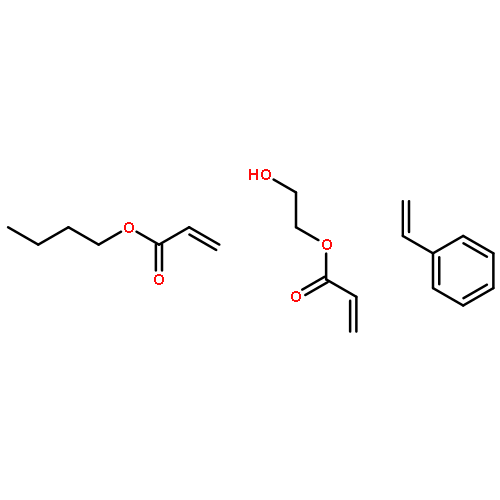 2-Propenoic acid, butyl ester, polymer with ethenylbenzene and 2-hydroxyethyl 2-propenoate