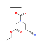 ethyl N-(tert-butoxycarbonyl)-N-(2-cyanoethyl)glycinate