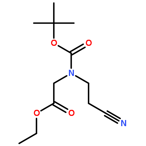 ethyl N-(tert-butoxycarbonyl)-N-(2-cyanoethyl)glycinate