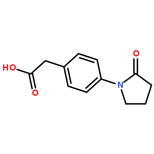 2-[4-(2-oxopyrrolidin-1-yl)phenyl]acetic Acid