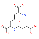 (2S,6S)-2-amino-6-[(3-carboxypropanoyl)amino]heptanedioic acid