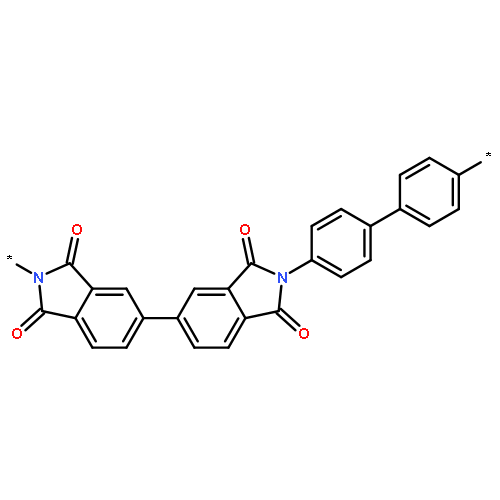 Poly[(1,1',3,3'-tetrahydro-1,1',3,3'-tetraoxo[5,5'-bi-2H-isoindole]-2,2'-diyl
)[1,1'-biphenyl]-4,4'-diyl]