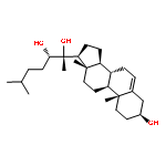 (2R,3S)-2-[(3S,8S,9S,10R,13S,14S,17S)-3-hydroxy-10,13-dimethyl-2,3,4,7,8,9,11,12,14,15,16,17-dodecahydro-1H-cyclopenta[a]phenanthren-17-yl]-6-methylheptane-2,3-diol