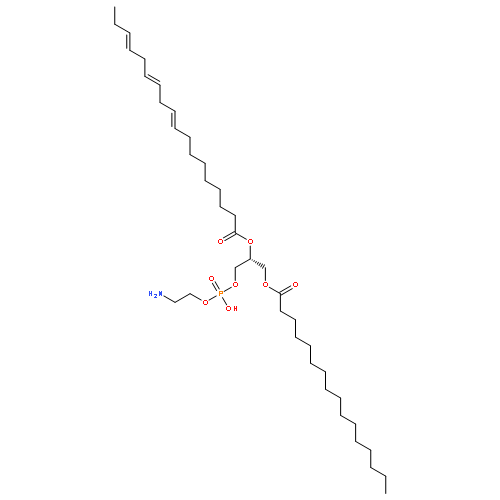 9,12-Octadecadienoic acid (9Z,12Z)-,
(1R)-1-[[[(2-aminoethoxy)hydroxyphosphinyl]oxy]methyl]-2-[(1-oxohexad
ecyl)oxy]ethyl ester