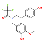 2,2,2-trifluoro-N-(3-hydroxy-4-methoxybenzyl)-N-(2-(4-hydroxyphenyl)ethyl)acetamide