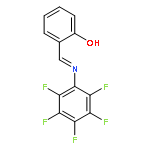 Phenol, 2-[[(pentafluorophenyl)imino]methyl]-