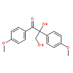 1-Propanone, 2,3-dihydroxy-1,2-bis(4-methoxyphenyl)-