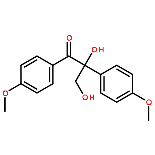 1-Propanone, 2,3-dihydroxy-1,2-bis(4-methoxyphenyl)-