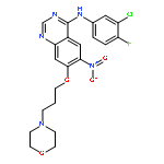 N-(3-Chloro-4-fluorophenyl)-7-(3-morpholinopropoxy)-6-nitroquinazolin-4-amine