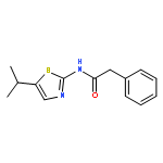 Benzeneacetamide, N-[5-(1-methylethyl)-2-thiazolyl]-