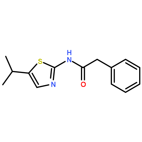 Benzeneacetamide, N-[5-(1-methylethyl)-2-thiazolyl]-