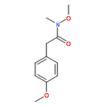 N-METHOXY-2-(4-METHOXYPHENYL)-N-METHYLACETAMIDE 