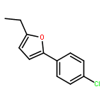 Furan, 2-(4-chlorophenyl)-5-ethyl-