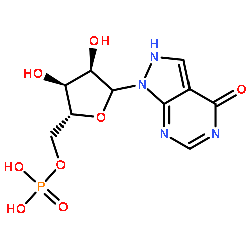 4H-Pyrazolo[3,4-d]pyrimidin-4-one,1,5-dihydro-1-(5-O-phosphono-b-D-ribofuranosyl)-