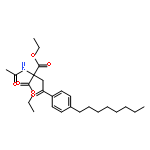 2-(acetylamino)-2-[2-(4-octylphenyl)-2-oxo-ethyl]propanedioic acid diethyl ester