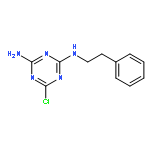 1,3,5-Triazine-2,4-diamine, 6-chloro-N-(2-phenylethyl)-